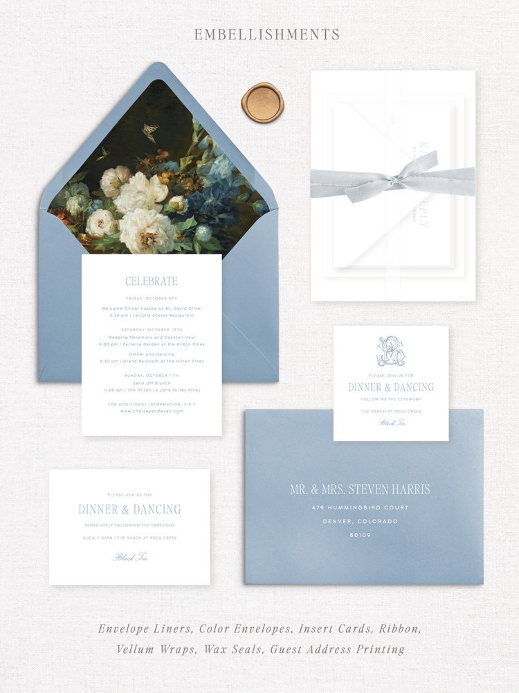 
                  
                    Load image into Gallery viewer, LOURMARIN - Wedding Invitation
                  
                