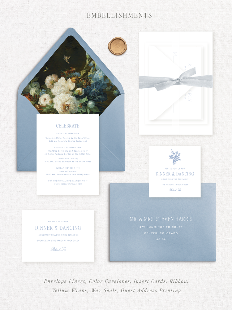 
                  
                    Load image into Gallery viewer, MONTPELLIER - Wedding Invitation
                  
                