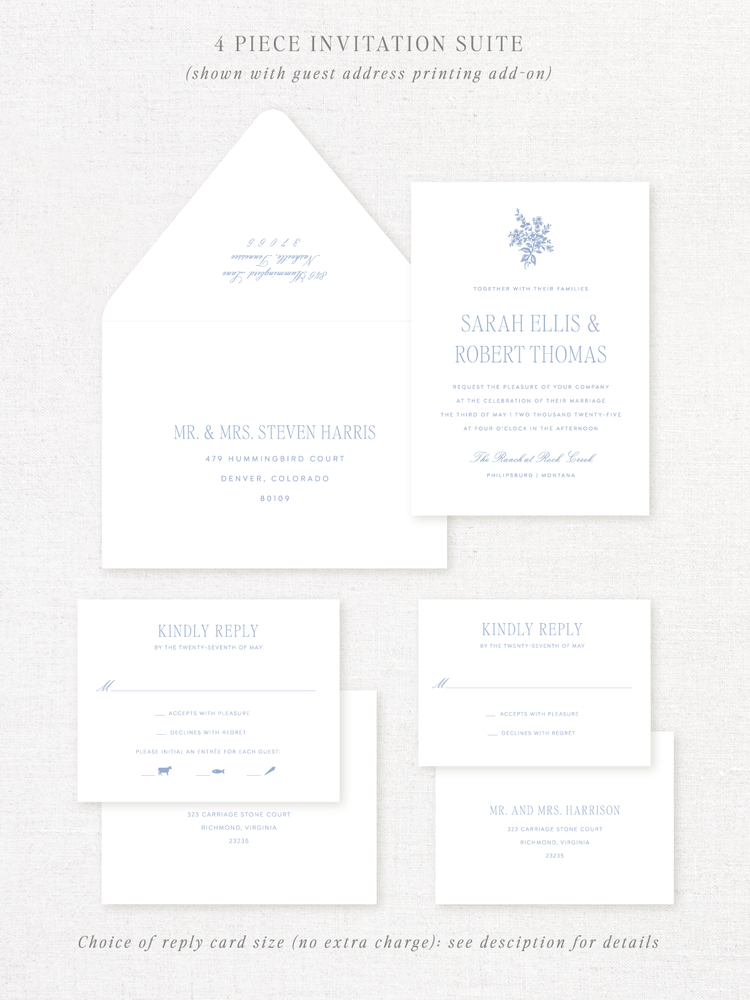 
                  
                    Load image into Gallery viewer, MONTPELLIER - Wedding Invitation
                  
                