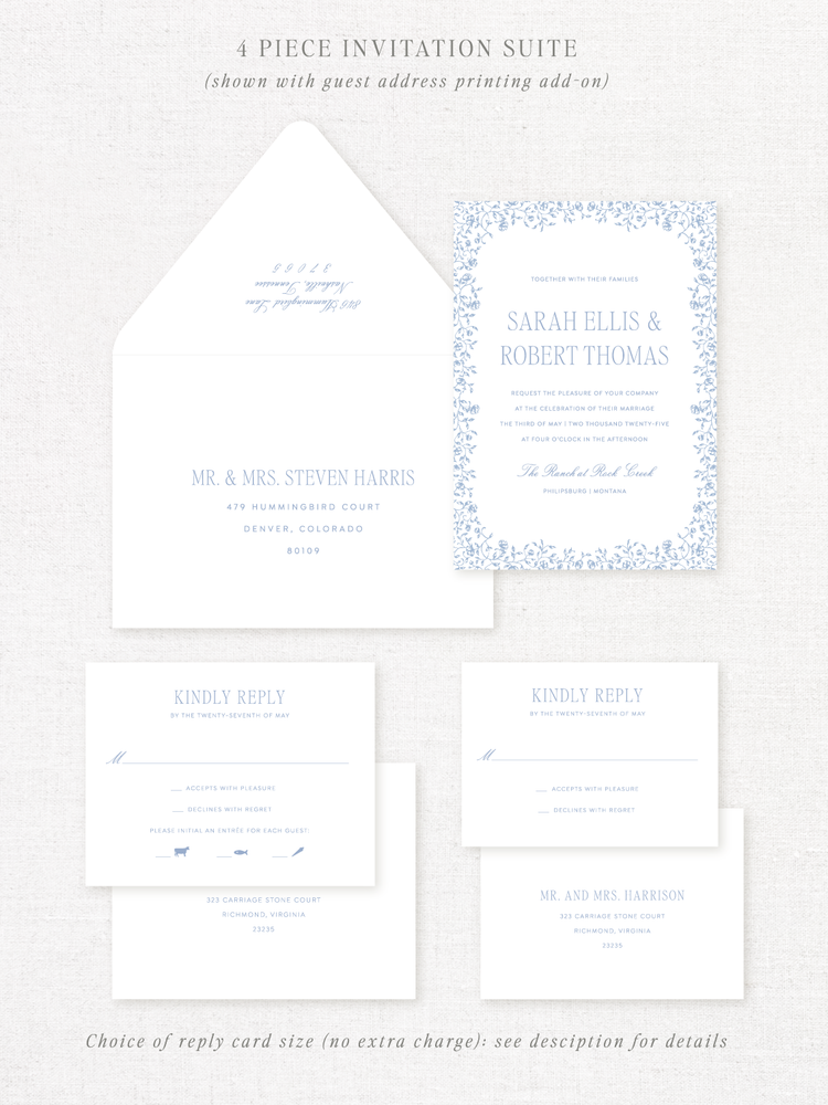 
                  
                    Load image into Gallery viewer, ANTIBES - Wedding Invitation
                  
                