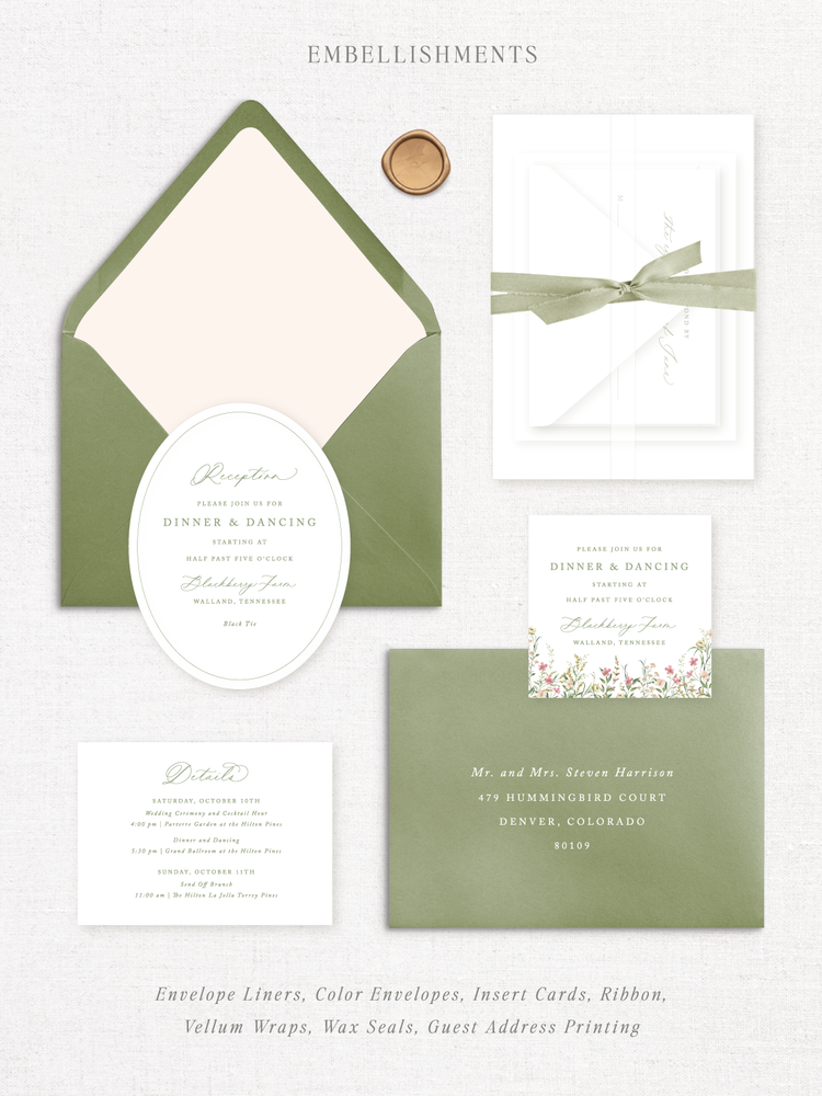 
                  
                    Load image into Gallery viewer, WALLAND (spring) - Wedding Invitation
                  
                