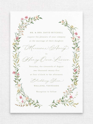 
                  
                    Load image into Gallery viewer, WALLAND (spring) - Wedding Invitation
                  
                