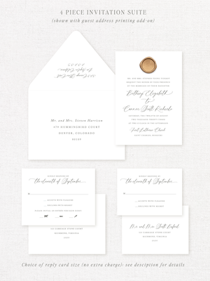 
                  
                    Load image into Gallery viewer, BENNET - Wedding Invitation
                  
                