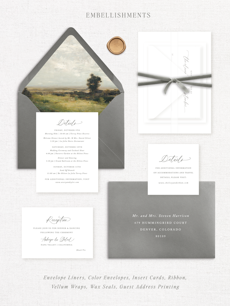 
                  
                    Load image into Gallery viewer, BENNET - Wedding Invitation
                  
                