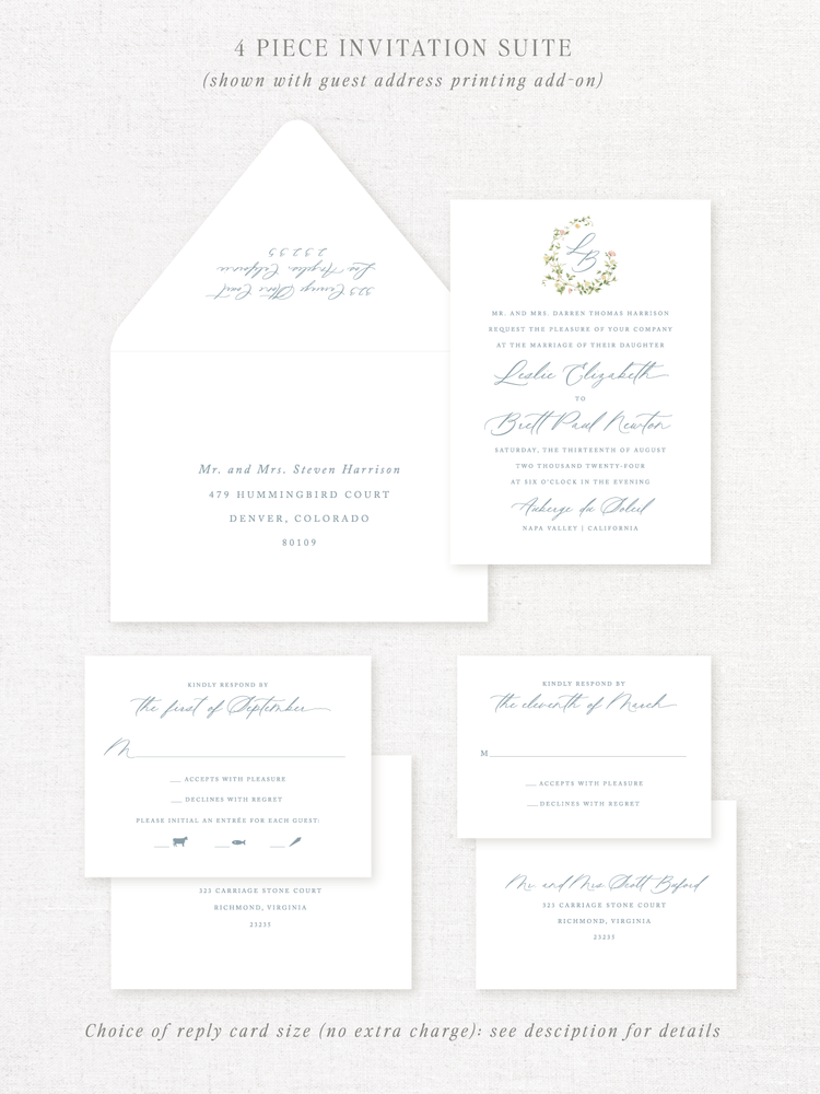 
                  
                    Load image into Gallery viewer, FLORA - Wedding Invitation
                  
                