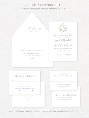 
                  
                    Load image into Gallery viewer, FLORA - Wedding Invitation
                  
                