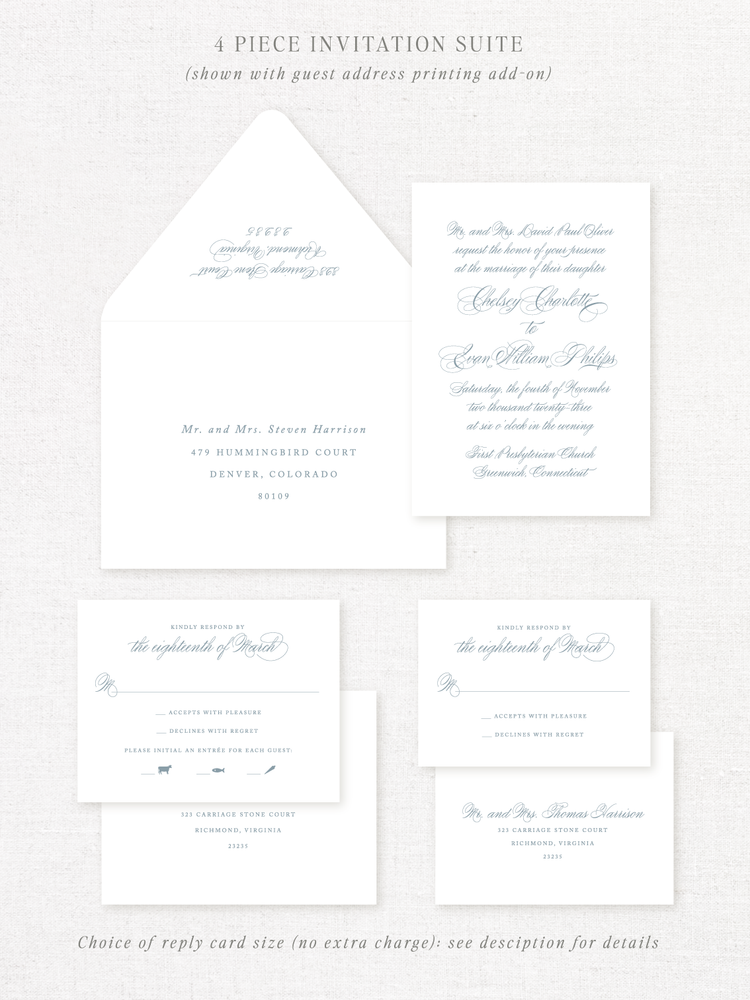 
                  
                    Load image into Gallery viewer, GREENWICH - Wedding Invitation
                  
                