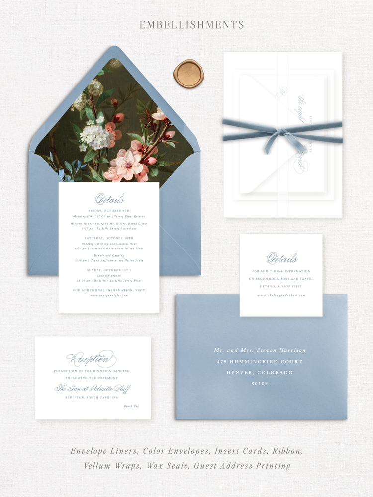 
                  
                    Load image into Gallery viewer, GREENWICH - Wedding Invitation
                  
                