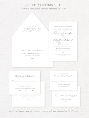 
                  
                    Load image into Gallery viewer, MAGNOLIA - Wedding Invitation
                  
                