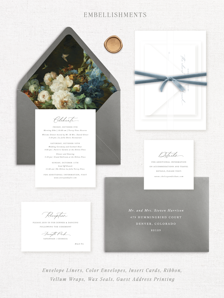 
                  
                    Load image into Gallery viewer, MAGNOLIA - Wedding Invitation
                  
                