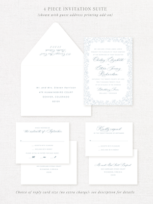 
                  
                    Load image into Gallery viewer, PROVENCE - Wedding Invitation
                  
                